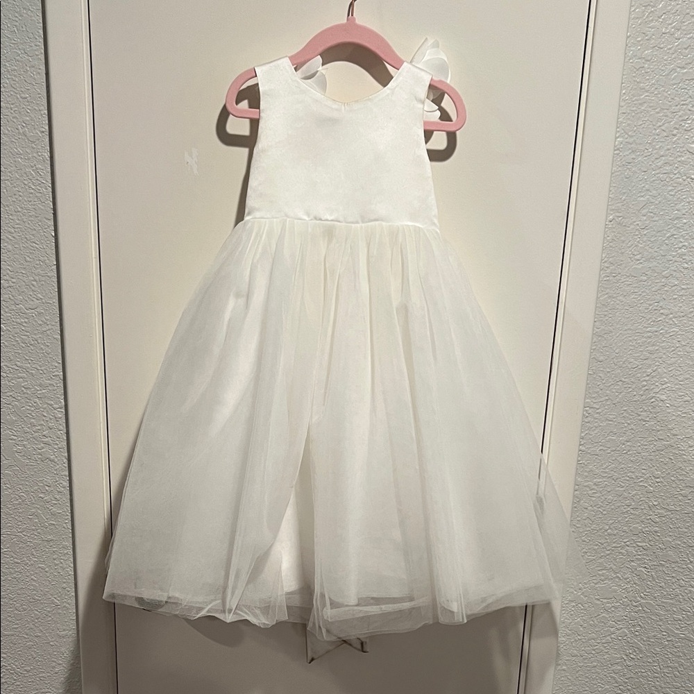 Ivory flower girl Dress